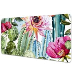 Decormat Podloga za pisalno mizo Colorful cacti 90x45 cm 