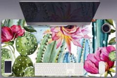 Decormat Podloga za pisalno mizo Colorful cacti 90x45 cm 