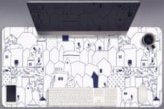 Decormat Namizna podloga Sketched city 90x45 cm 