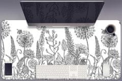 Decormat Podloga za mizo Cvetna skica 90x45 cm 