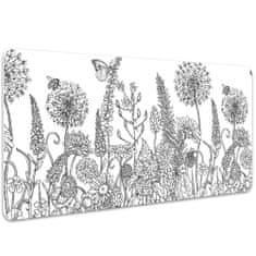 Decormat Podloga za mizo Cvetna skica 90x45 cm 