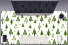 Decormat Podloga za pisalno mizo Triangular trees 90x45 cm 