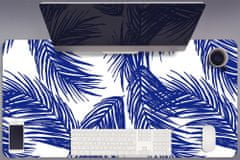 Decormat Podloga za pisalno mizo Mornarsko modri list 120x60 cm 