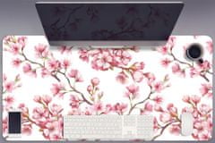 Decormat Podloga za pisalno mizo Roza cvetje 90x45 cm 