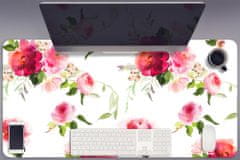 Decormat Podloga za pisalno mizo Pomladne rože 90x45 cm 