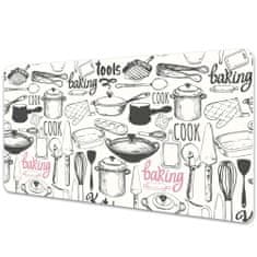 Decormat Podloga za pisalno mizo Kitchen motifs 90x45 cm 