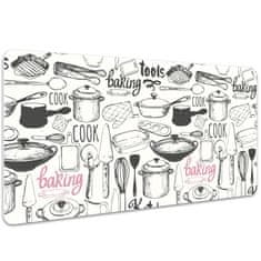 Decormat Podloga za pisalno mizo Kitchen motifs 90x45 cm 