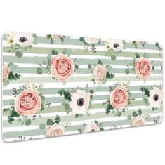 Decormat Namizna podloga Striped roses 100x50 cm 