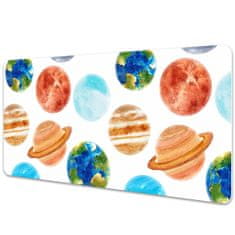 Decormat Podloga za mizo Colorful planets 100x50 cm 