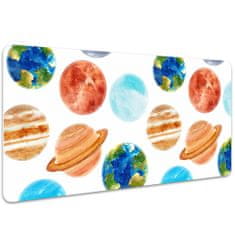 Decormat Podloga za mizo Colorful planets 100x50 cm 