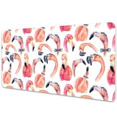 Decormat Podloga za pisalno mizo Crazy flamingos 90x45 cm 