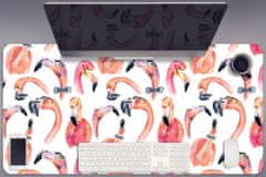 Decormat Podloga za pisalno mizo Crazy flamingos 90x45 cm 