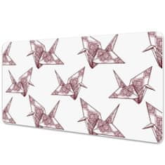 Decormat Podloga za pisalno mizo Origami birds 100x50 cm 