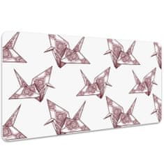 Decormat Podloga za pisalno mizo Origami birds 100x50 cm 