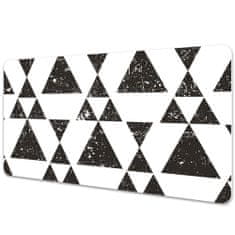 Decormat Podloga za pisalno mizo Black and white triangles 90x45 cm 
