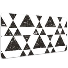 Decormat Podloga za pisalno mizo Black and white triangles 90x45 cm 
