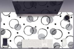 Decormat Podloga za pisalno mizo Inkjet circles 100x50 cm 