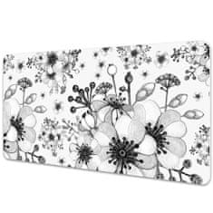 Decormat Podloga za pisalno mizo Black and white pattern 90x45 cm 