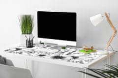 Decormat Podloga za pisalno mizo Black and white pattern 90x45 cm 