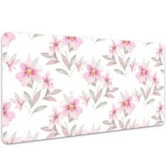 Decormat Podloga za pisalno mizo Pink flowers 90x45 cm 