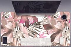 Decormat Podloga za pisalno mizo Tropical pink 100x50 cm 