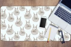 Decormat Namizna podloga Sketched rabbits 90x45 cm 