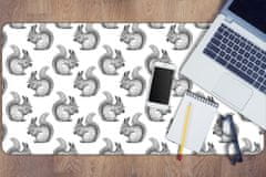 Decormat Namizna podloga Squirrel pattern 100x50 cm 