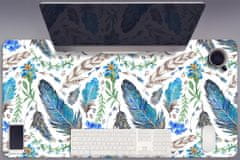 Decormat Podloga za pisalno mizo Bird feathers 100x50 cm 