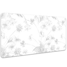 Decormat Podloga za pisalno mizo Gray flowers 100x50 cm 