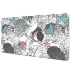 Decormat Podloga za pisalno mizo Floral pattern 90x45 cm 