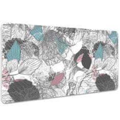 Decormat Podloga za pisalno mizo Floral pattern 90x45 cm 