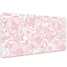 Decormat Podloga za pisalno mizo Contour flowers 90x45 cm 