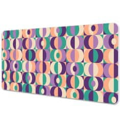 Decormat Podloga za pisalno mizo Squares and wheels 100x50 cm 