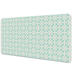 Decormat Namizna podloga White and blue pattern 100x50 cm 