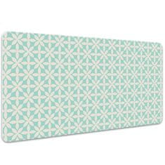 Decormat Namizna podloga White and blue pattern 100x50 cm 