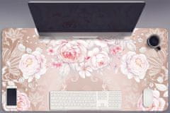Decormat Podloga za pisalno mizo White roses 90x45 cm 