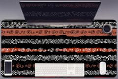 Decormat Podloga za pisalno mizo Tribal pattern 90x45 cm 