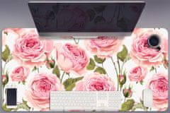 Decormat Podloga za pisalno mizo Beautiful roses 100x50 cm 
