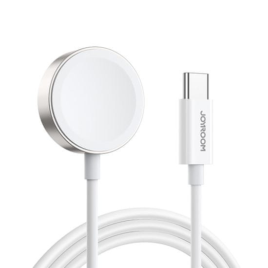 Joyroom Magnetic brezžični polnilnik za Apple Watch USB-C 2.5W, bela