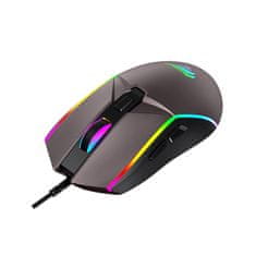 Havit MS1028 RGB gaming miška 1200-7200 DPI (oker)