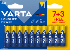 Varta baterija Longlife Power 7+3 AA 4906121470, 7+3 kosov