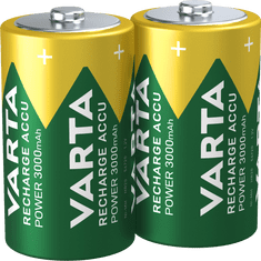 Varta polnilna baterija Power 2 D 3000 mAh R2U 56720101402, 2 kosa