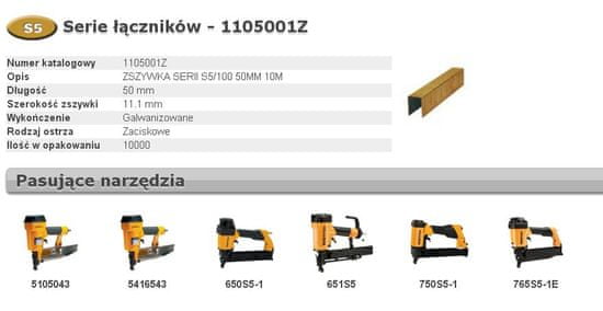 Bostitch BOSTITCH sponke S5 50 mm 10 000 kosov.