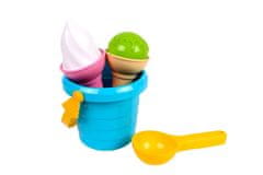 shumee Set peska Ice Cream Bucket Blue Spoon 5736