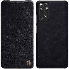 Nillkin usnjena torbica qin za xiaomi redmi note 11s / note 11 črna