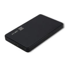 Qoltec qoltec ohišje za zunanji trdi disk hdd/ssd 2,5'' sata3 | usb 2.0 | črno