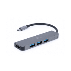 CABLEXPERT Adapter USB-C 2-v-1 3xUSB, HDMI