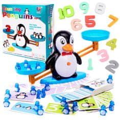 Ikonka Izobraževalno ravnotežje za učenje štetja pingvinov veliko