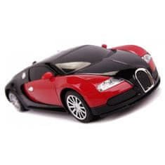 Ikonka RC licenca za avto Bugatti Veyron 1:24 rdeča