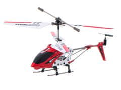 WOWO Rdeč daljinsko voden helikopter SYMA S107G - SYMA S107G rdeči daljinsko voden helikopter